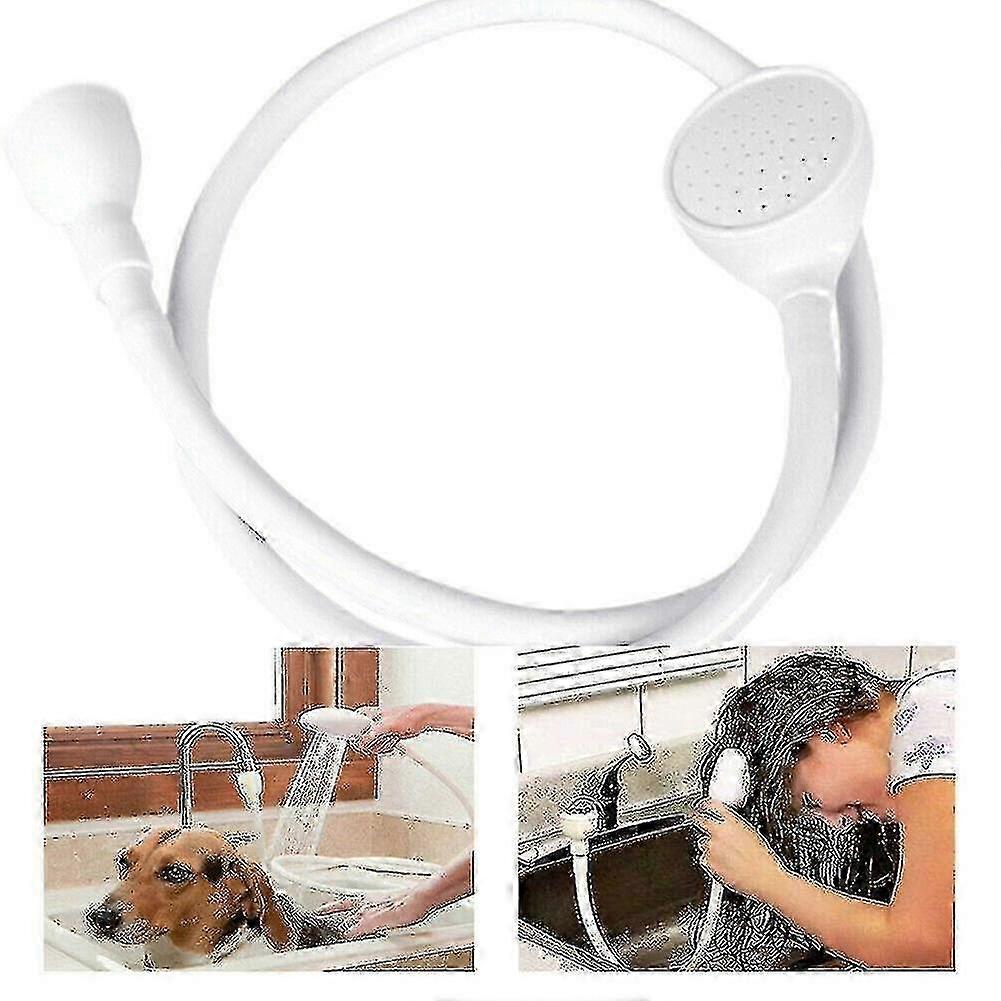 Single Wide Tap Bad Waschbecken Duschkopf Sprühschlauch