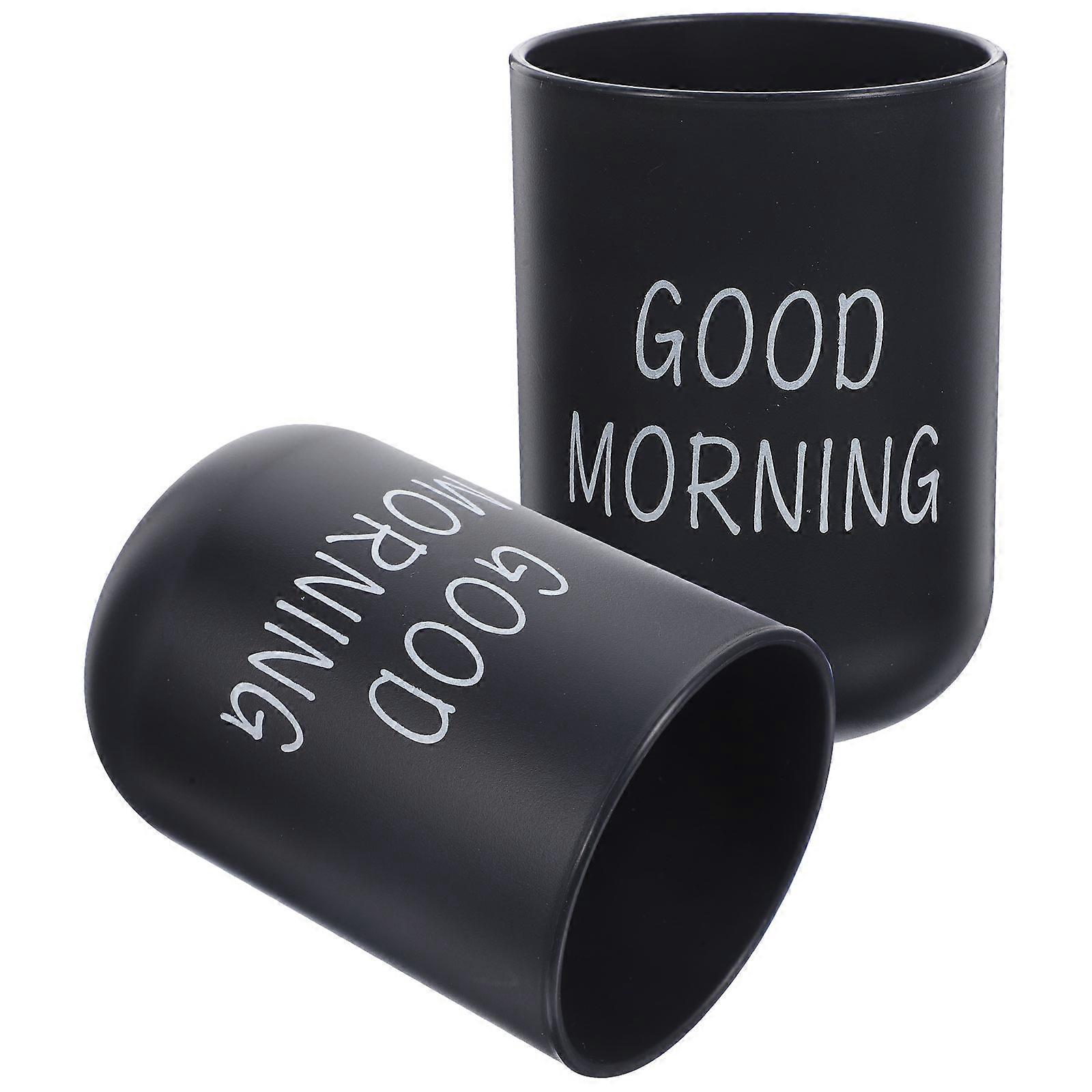 Small Plastic Bathroom Cups Drinking Cups Kitchen Use Boiling Water Drinking 2Pcs