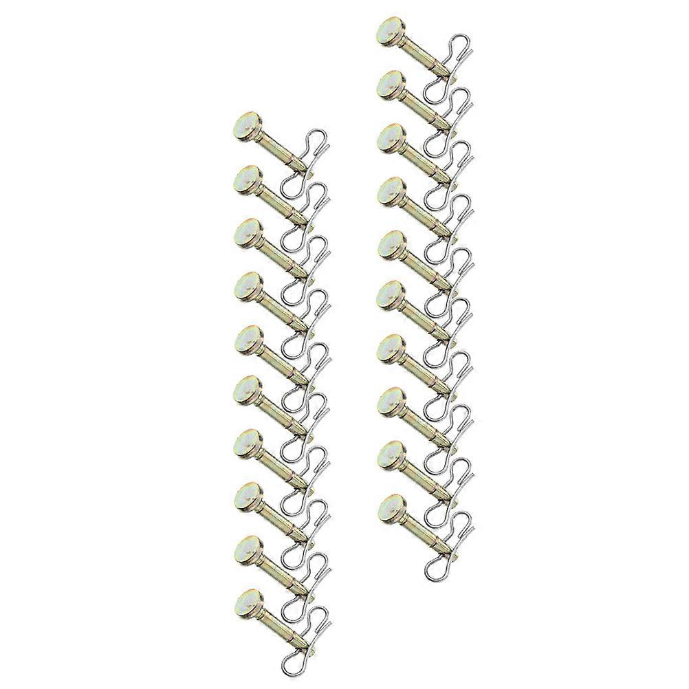 1 Set Replacement Shear Pin Kit for Thrower Blowers – Includes Shear and Cotter Pins – Lightweight and Convenient Repair Accessory for Efficient