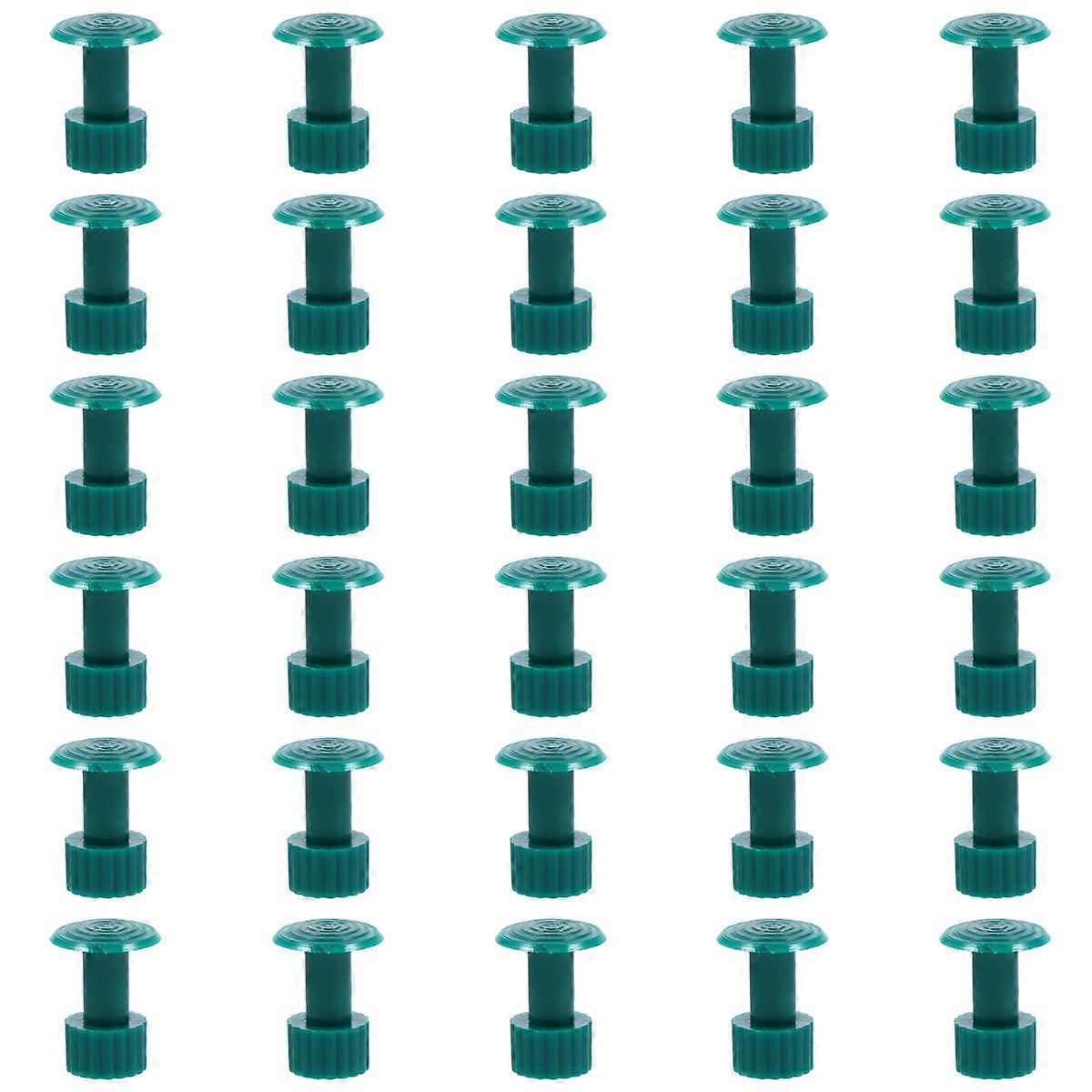 Car Dent Pulling Tabs Plastic Nylon 30Pcs Green Universal Compatibility for Car Use Supplies