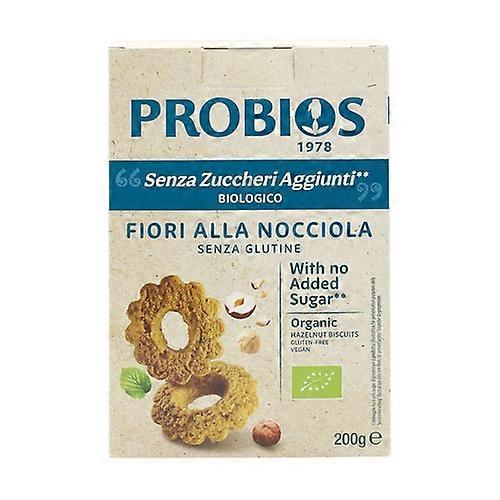 Hazelnut cookies in the shape of flowers 200 g