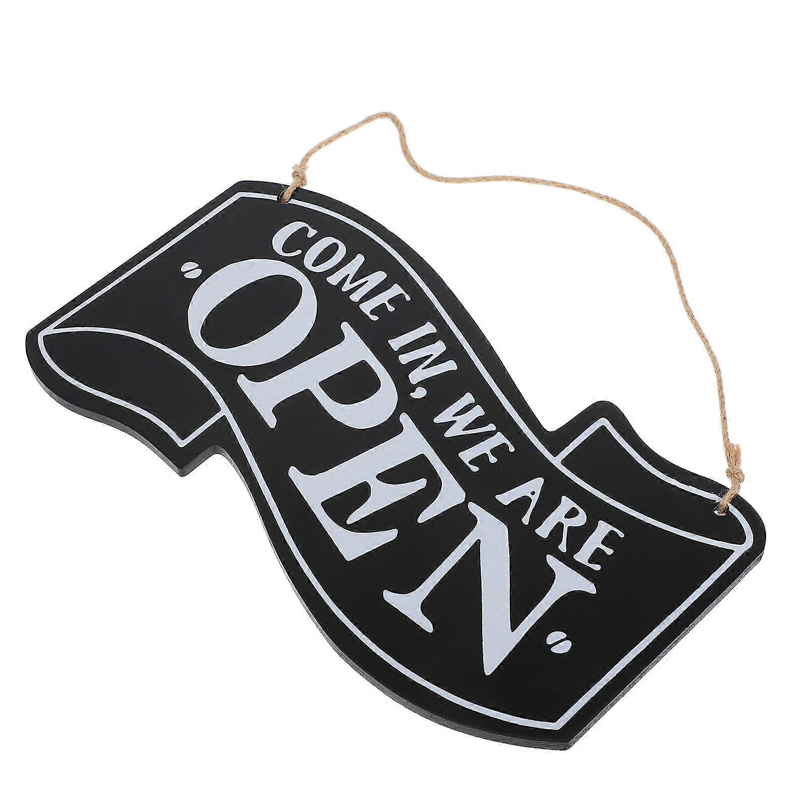 Open And Closed Signs For Shops Decorative Attract Customers 25.00X13.00X0.50CM 2Pcs
