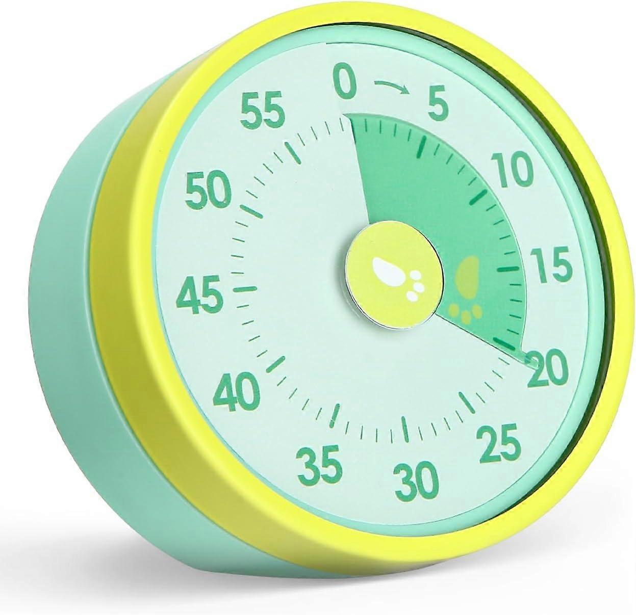 1 piece of children's visual timer, 60-minute visual timer