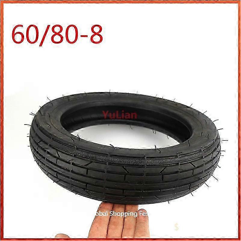 Puncture-proof, 10-inch tire without a camera for electric scooters and mini motorcycles, suitable for various brands, size 60/80-8