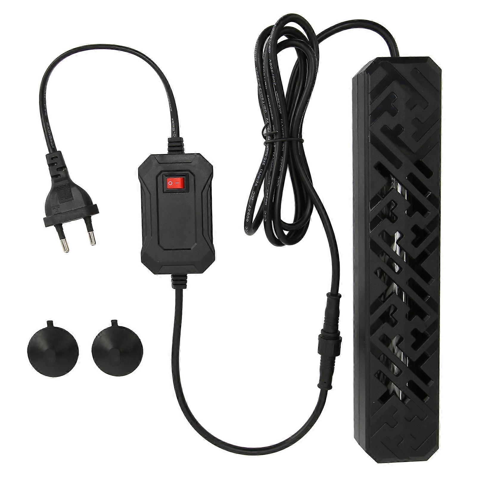 Aquarium Clean Light Submersible UVC Fish Tank Clean Lamp with Timer for Indoor EU Plug 220V ZY UC609 (9W)