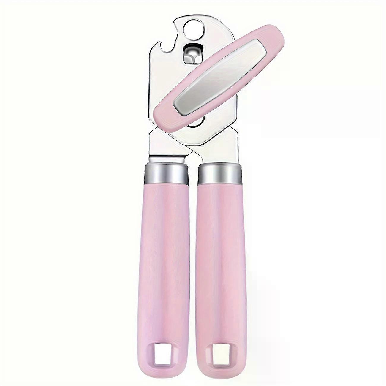 Can Opener Original High-Strength Stainless Steel Smooth Edge Manual Can and Bottle Opener,Soft Handle Design Rust-Proof Large Capacity Easy-Turn Knob