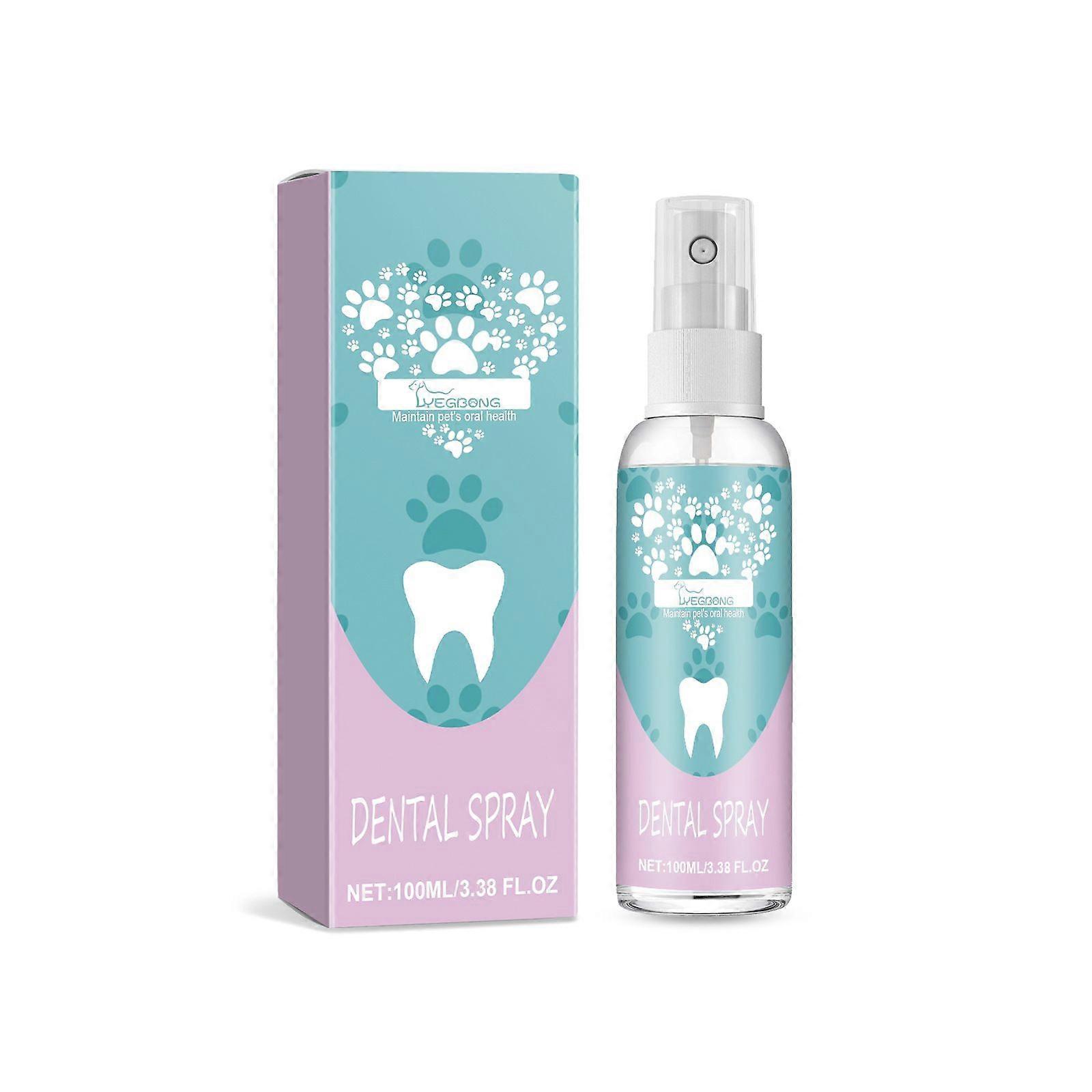 Dental Spray για Σκύλους & Γάτες Αφαιρεί την Πλάκα 100% Φυσικό & Προσφέρει Φρέσκια Αναπνοή - Dental Care Spray Αποτρέπει την Πέτρα - Καθαρισμός Δοντιών χωρίς Βούρτσα