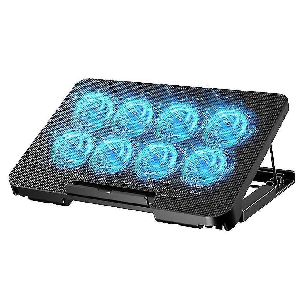 Laptop Cooling Pad with Fan and Riser Stand for Enhanced Stability and Cooling Efficiency