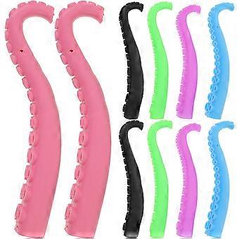 10pcs Plastic Fingertip Toy Creative Octopus Tentacle Finger Puppets Toy Tentacle Party Favors for Kids Children (Random Color)