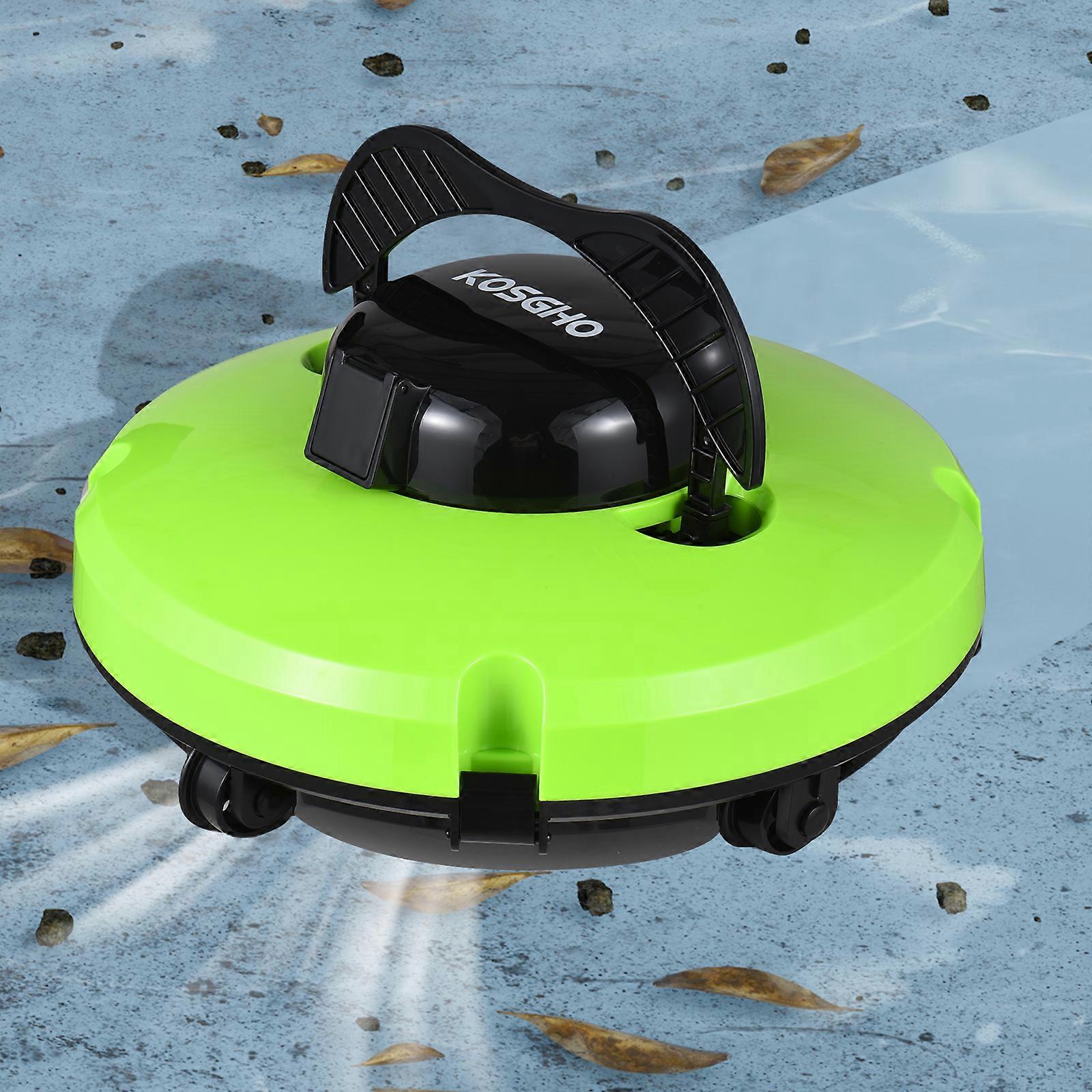 Cordless Robotic Pool Cleaner Pool Vacuum with Dual Motors Self Parking for Flat Ground Pools