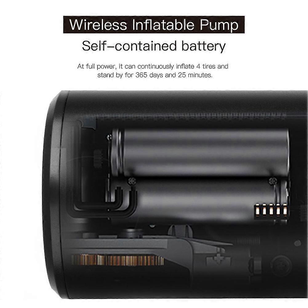 12V Portable Air Compressor Electric Auto Tyre Inflator Pump Torch Set