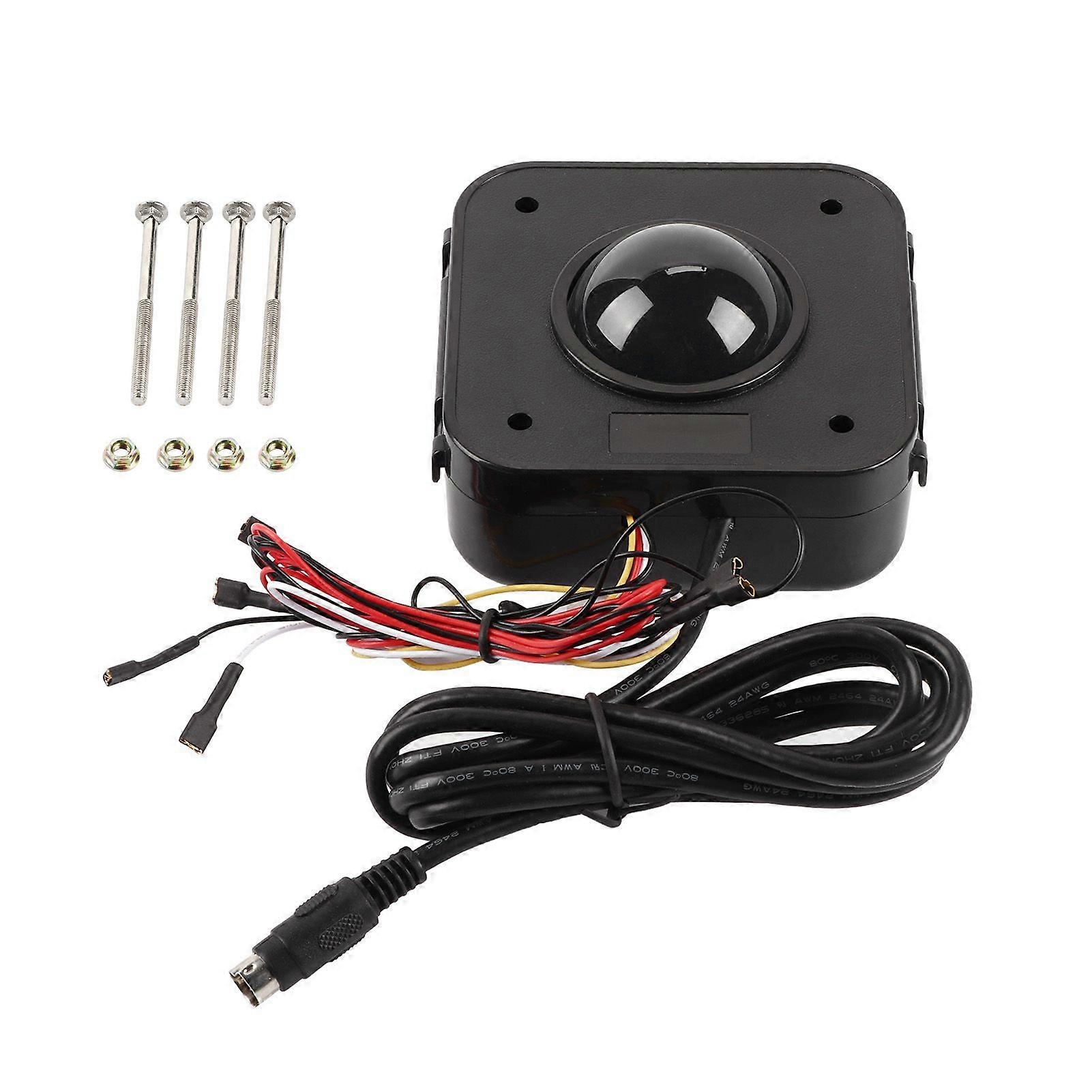 2025 Último modelo iluminado 4.5cm Round LED trackball mouse PS / 2 PCB