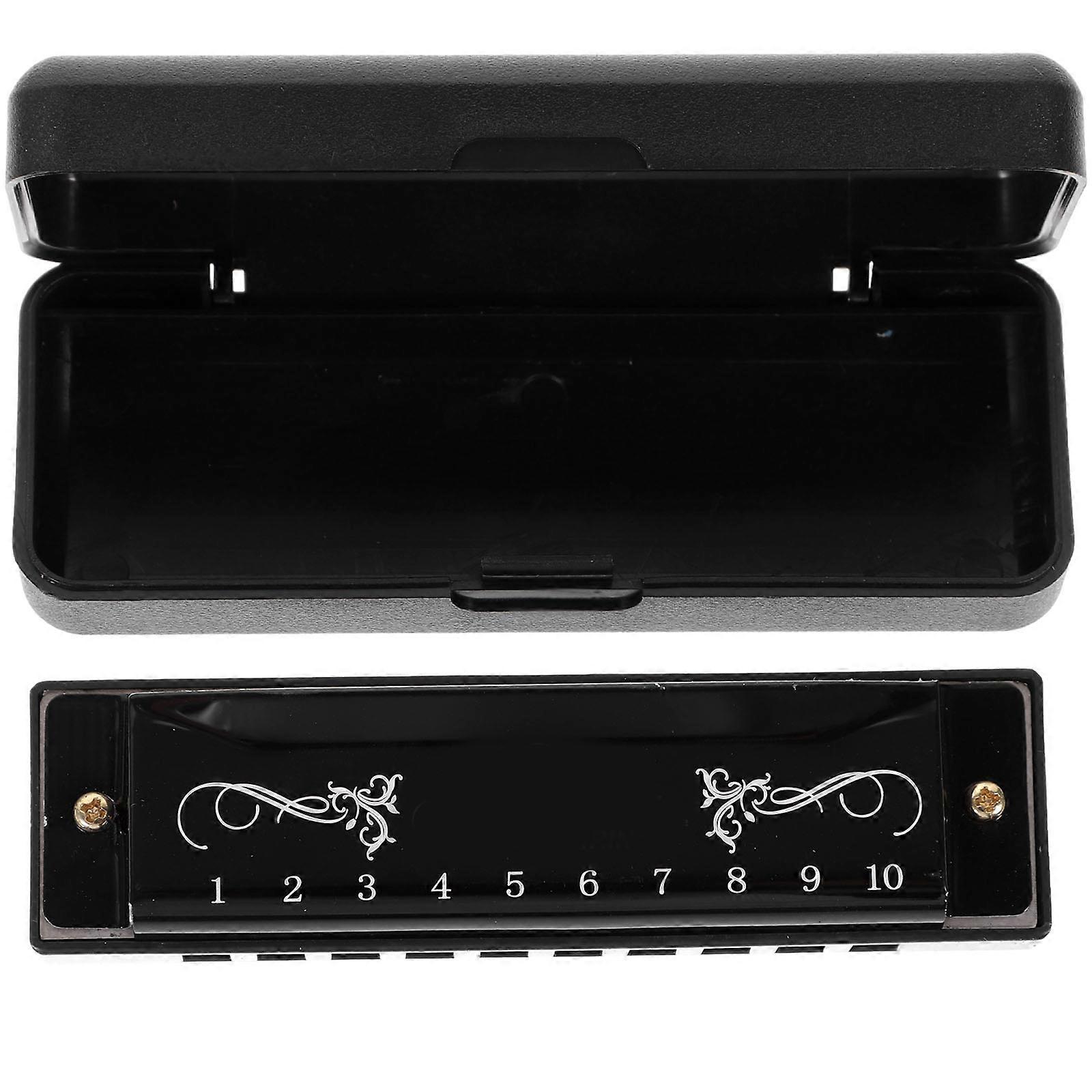 Beginner Harmonica Mouth Musical Instrument For Beginners Students Simple .40X2.80X2.10cm 1Set