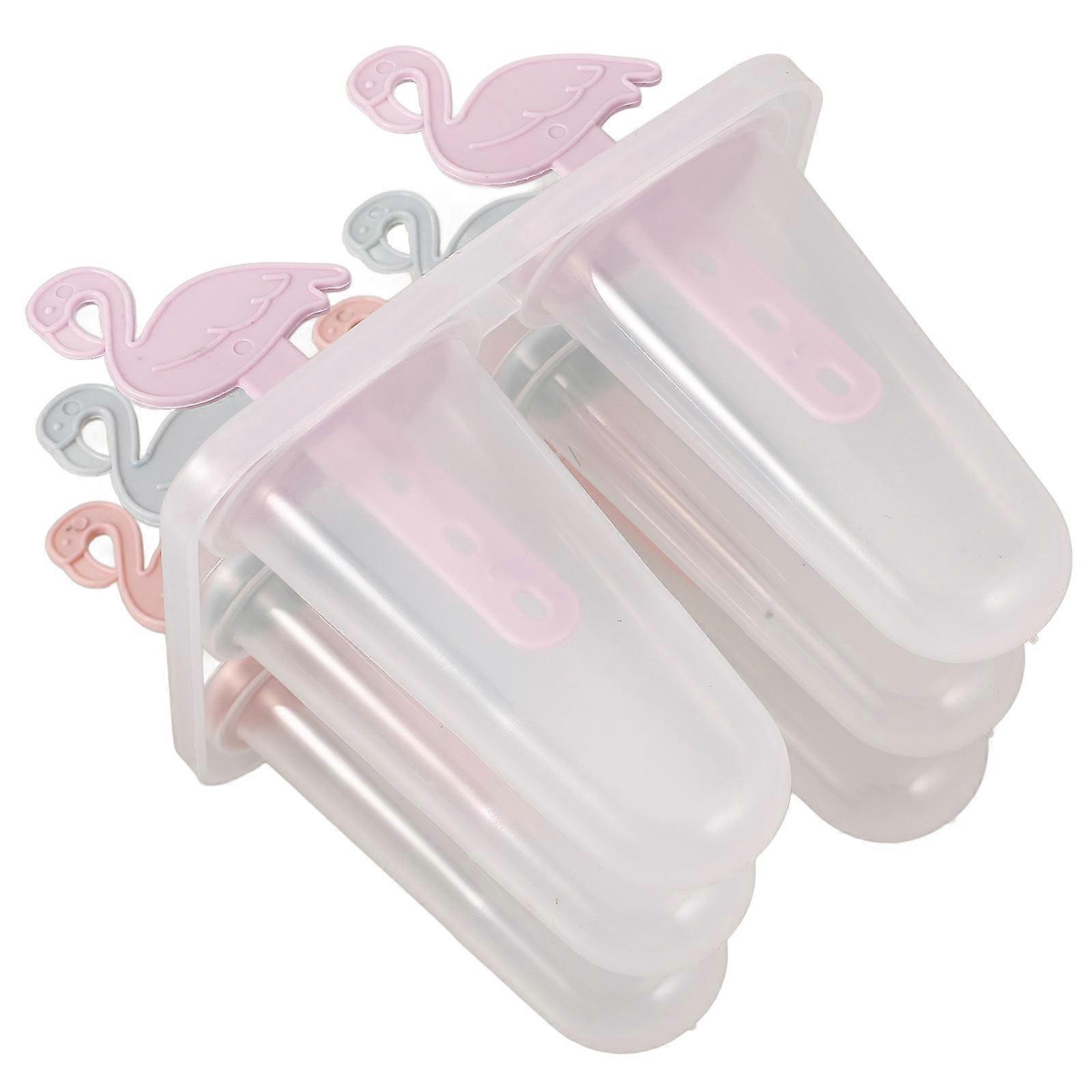 Household Flamingo Ice Cream Mold For Diy Activities Chic And Novel Design Assorted Color 6Pcs