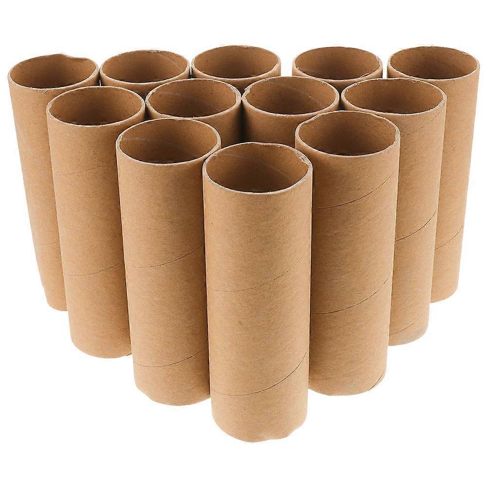 25pcs Thick Round Paper Tubes for DIY Crafts, Toilet Paper Rolls for Kids Art Projects, Blank Paper Roll Tubes for Classroom Activities, Safe and