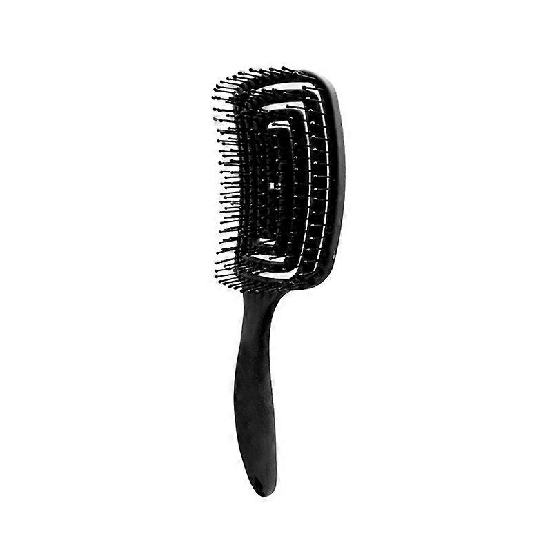 Anti-static Hair Comb Set - Hollow Arc Mosquito Coil Design (Set-4, 4)