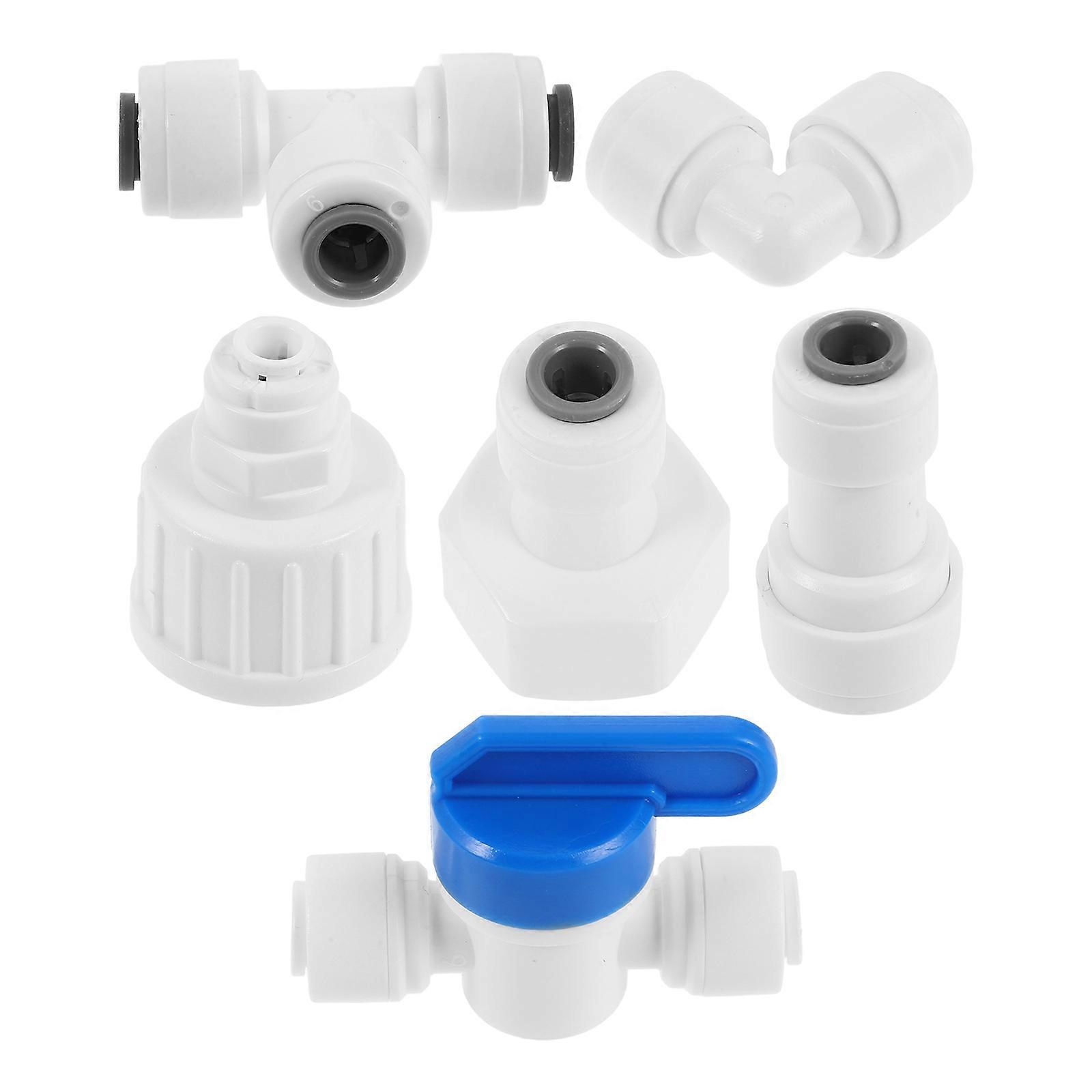 Water Purifier Connector Quick Connect Kit For Home 4.50X3.50X3.50CM Fast Installation 1Set