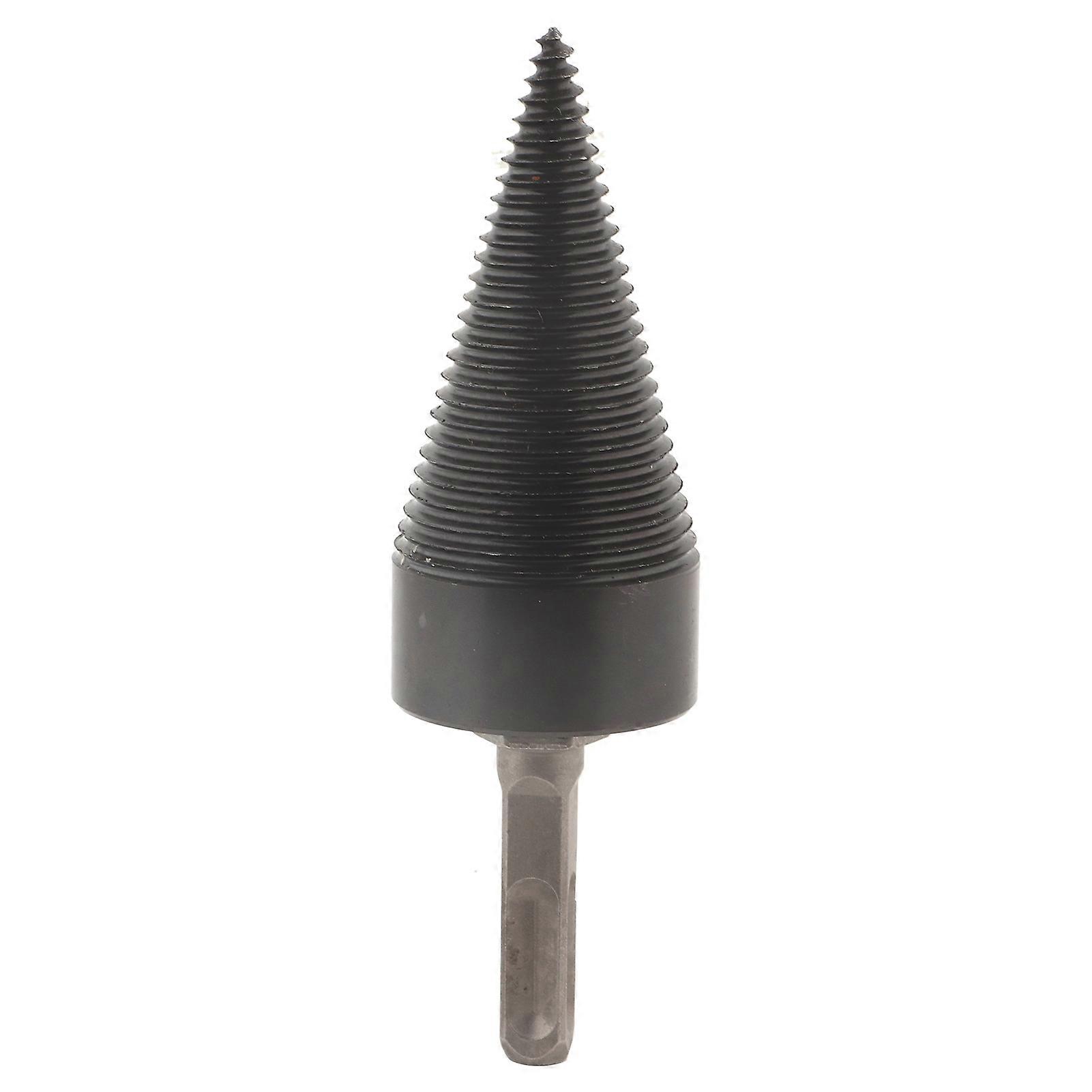 Firewood Drill Bit Wood Splitter Drill Bit Firewood Splitter Wood Cone Punch Square Shank 42mm