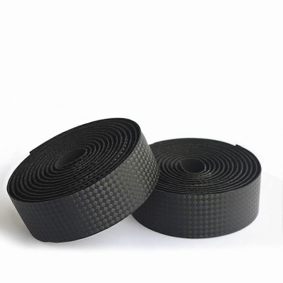 Carbon Fibre Bicycle Handlebar Tape Shockproof Grip Tape for Road Bikes 1 Pack Black 30mm Wide Lightweight Adhesive