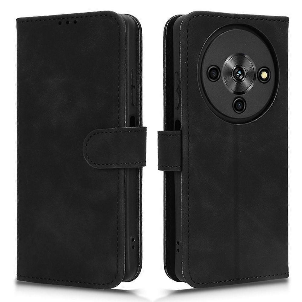 ZTE Blade A76 5Gレザーケース、スキンフィール、アンチドロップウォレット、フリップフォンカバーに対応