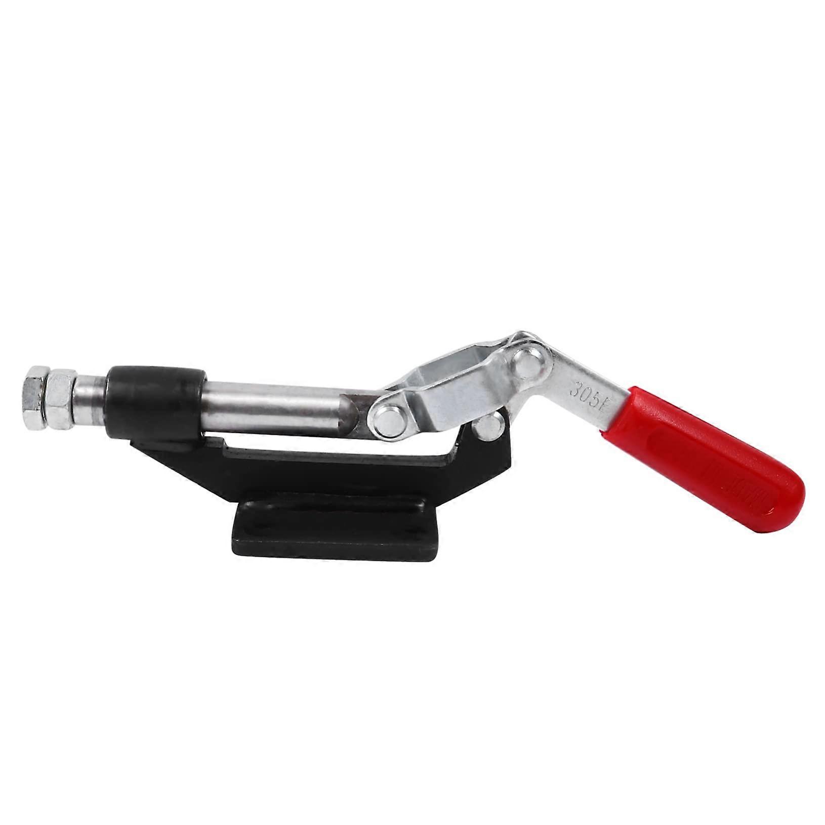 Attachment Hand Tool Horizontal Quick Clamp 24X6CM Iron Red Stable Toggle Clamp with Quick Release Screw