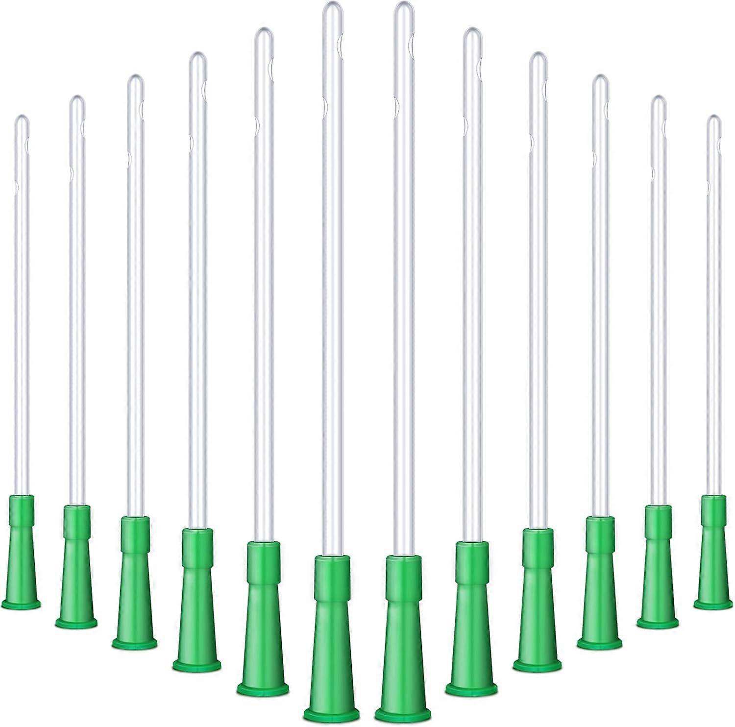 120 Pieces PVC Replacement Tubings Supplies Tubes Kit Clear Replacements Hose with Flexible Rounded End for Smooth Insert (14