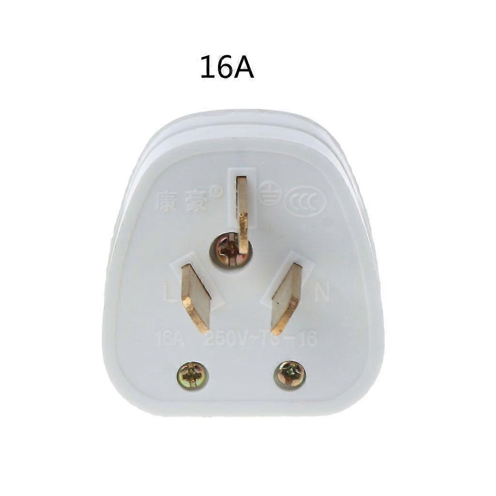 AC250V 10A/16A Wall Plate Socket Surge Protector Wall Charger Outlet White