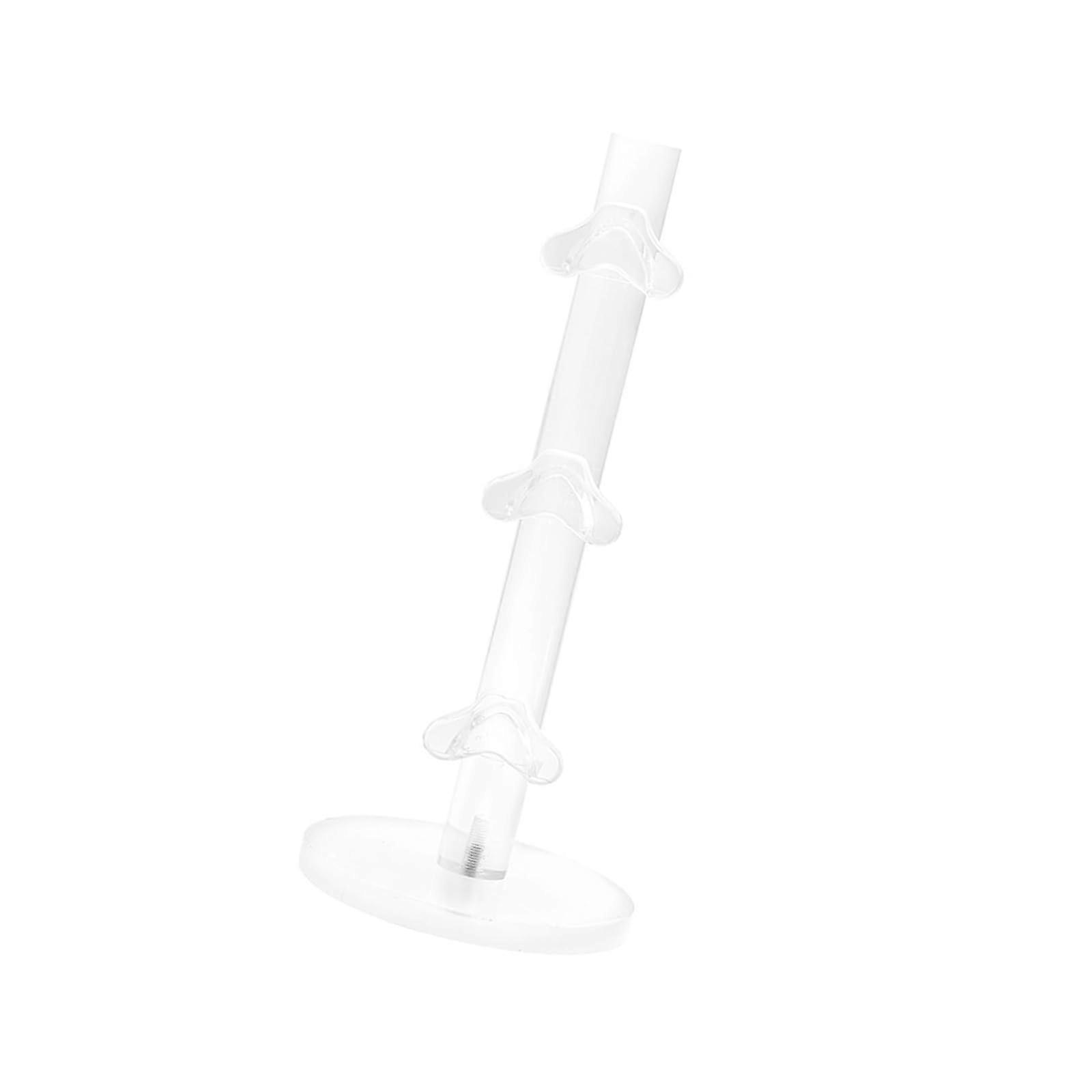 Multilayer acrylic glasses holder, sturdy acrylic eyewear rack for organized displays and quick access in stores, third floor.