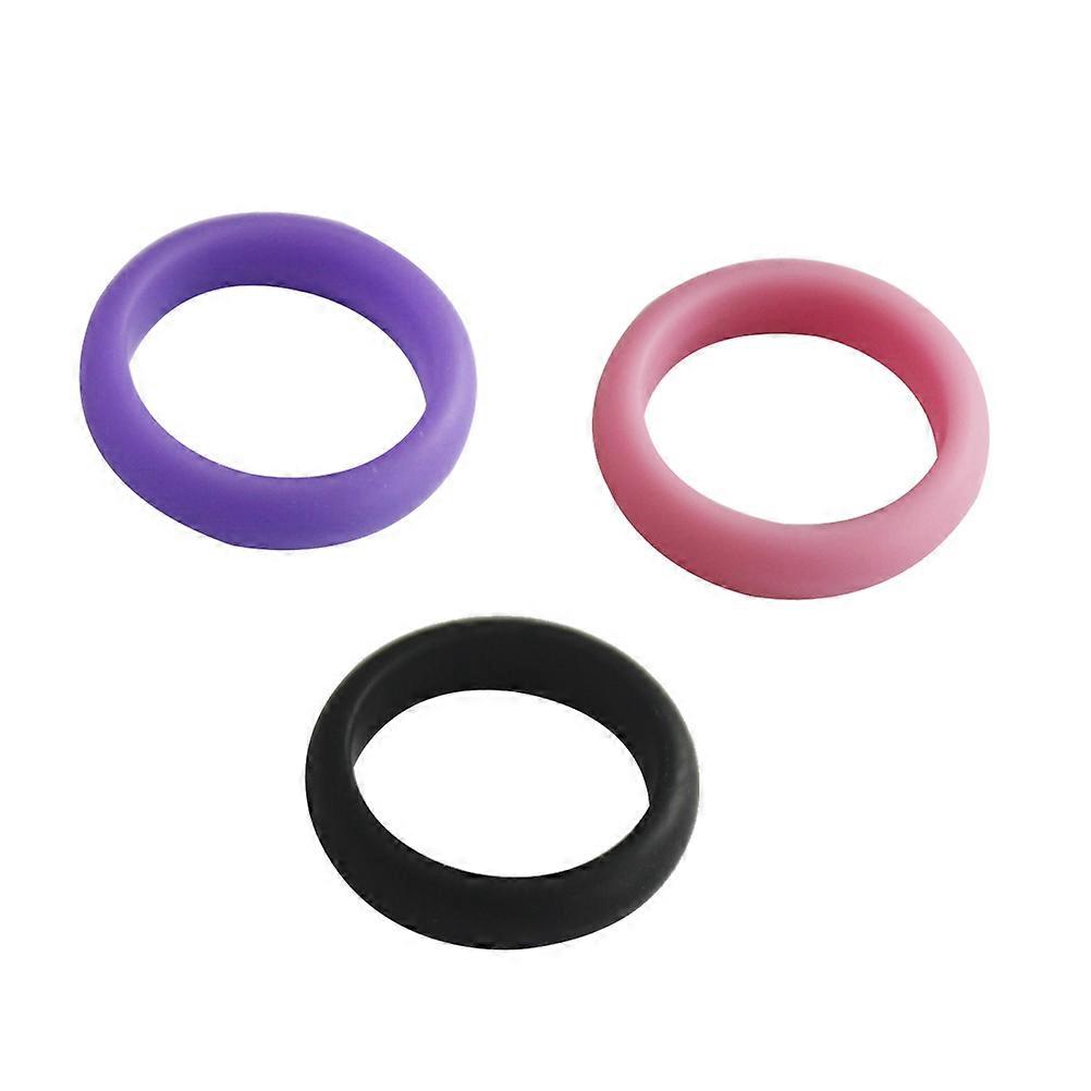 Silicone Rings for Sports and Activities Assorted Color Waterproof and Flexible Size 4