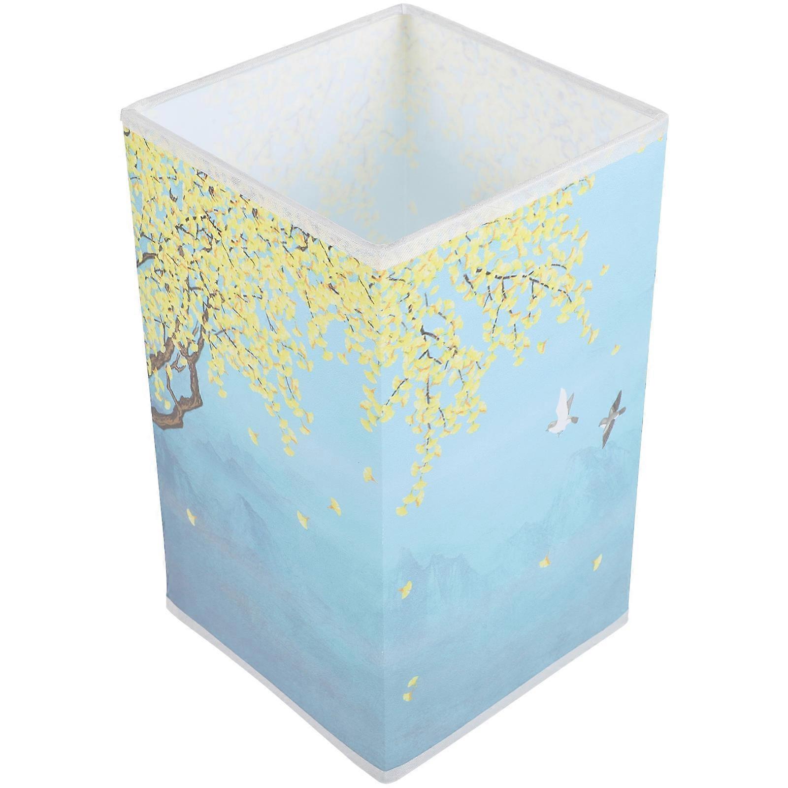 Square Lampshade Eye Protection Fabric Desktop Lamp Shade 22.00X13.00X13.00CM 1Set