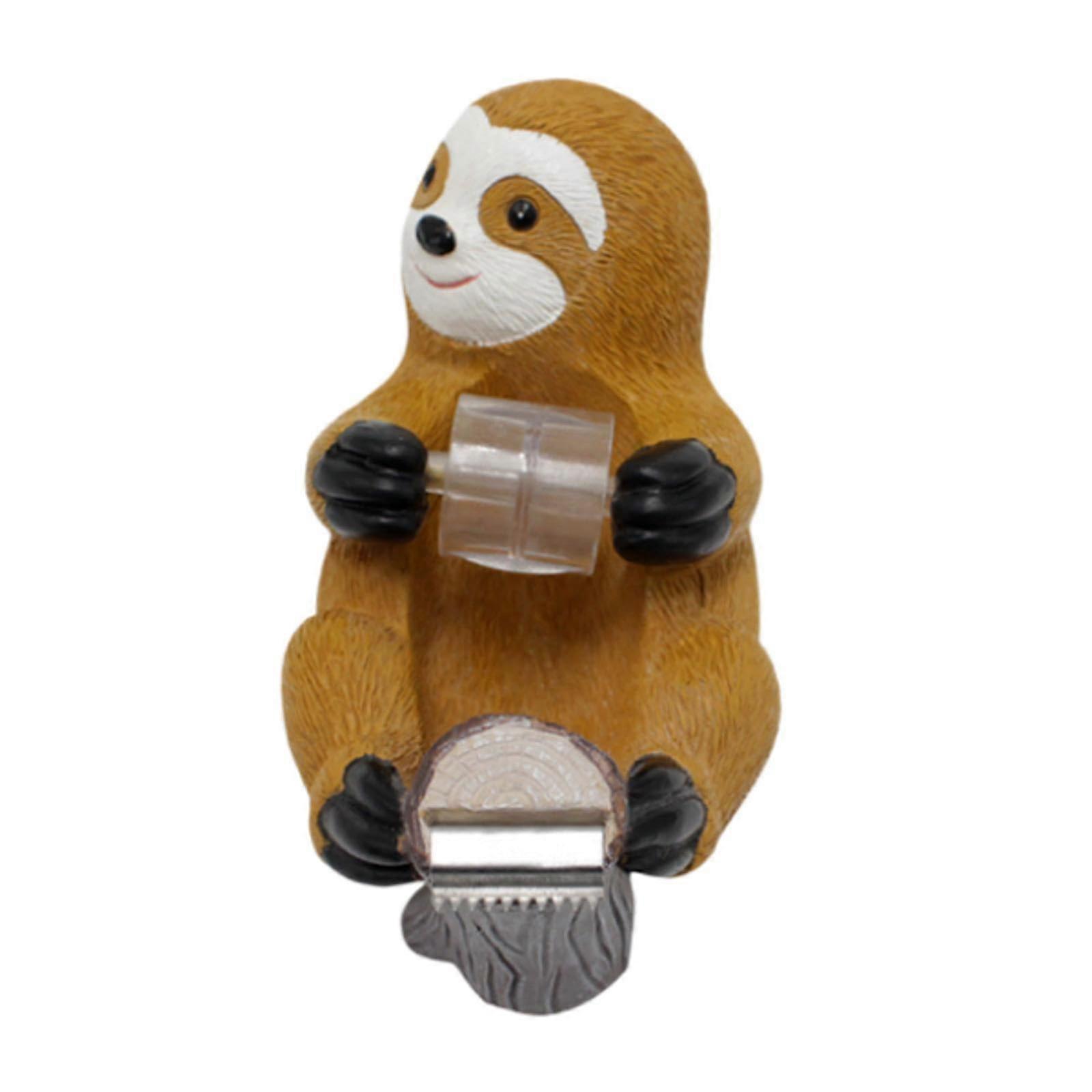 Slothshaped tape cutter ornament resin practical ideal gift, cute and practical for home gift packaging