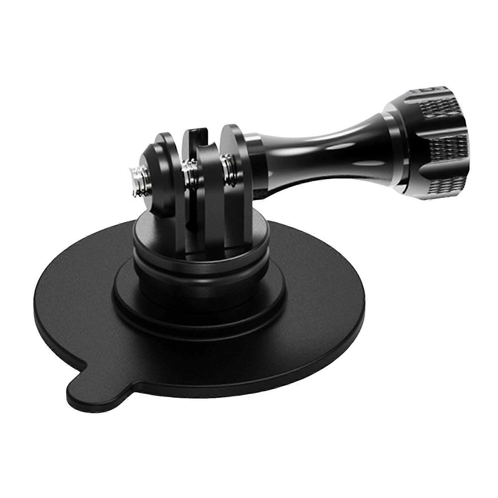 3 Slot Aluminum Alloy Action Camera Suction Mount With Strong Adhesive Base For Multiple Surfaces Car Dashboards Glass Tile Installation Multicolor