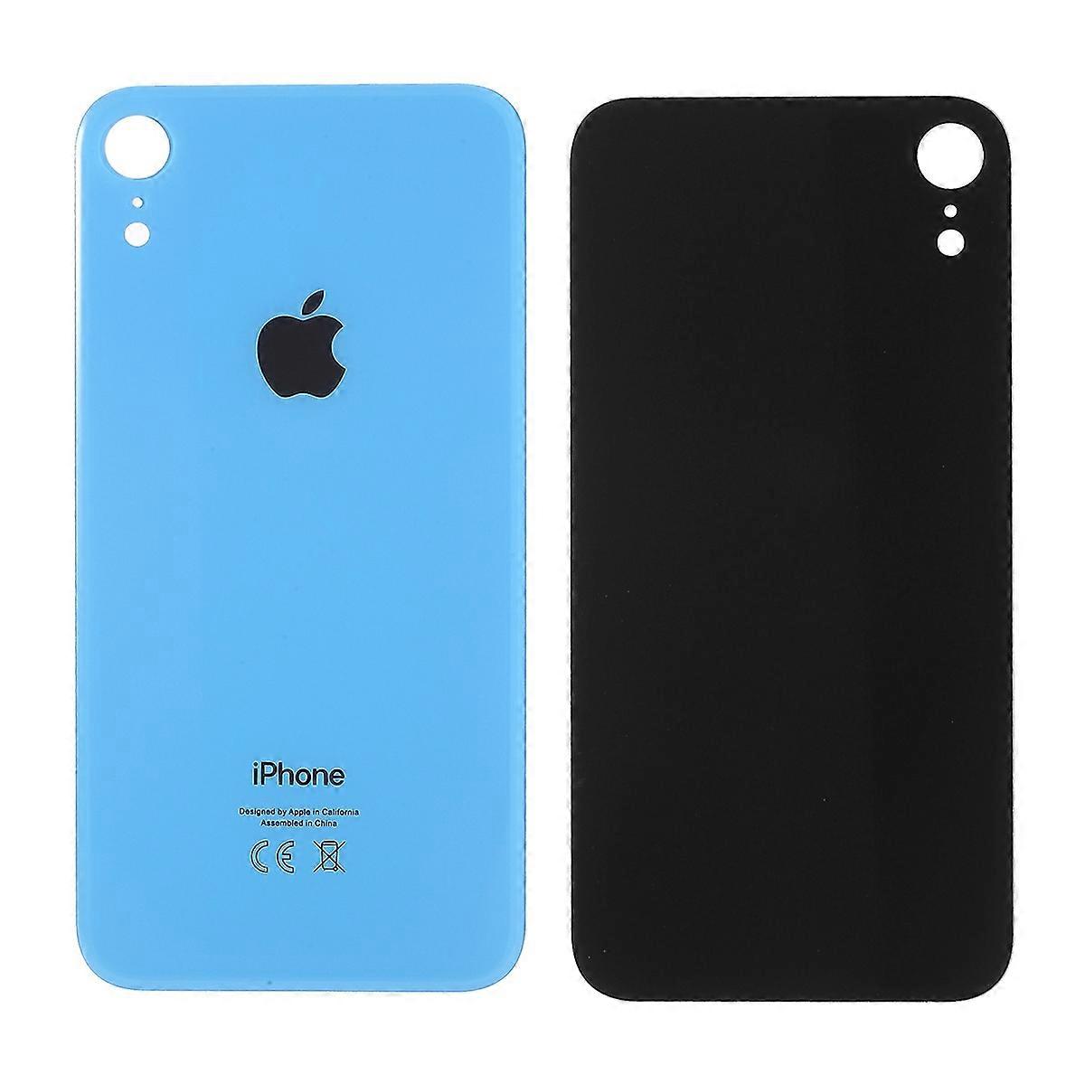 For Apple iPhone XR 6.1 inch Glass Back Battery Housing Cover (EU Version, Non-OEM But High Quality)