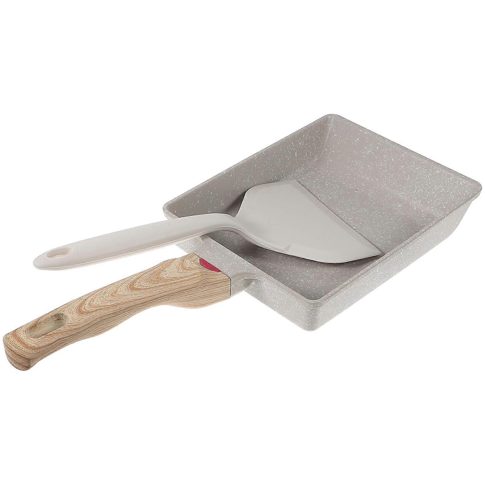 Non Stick Frying Pan Set with Spatula, Multi Function Egg Pan for Induction Cooking, Easy Cleaning, Ergonomic Design