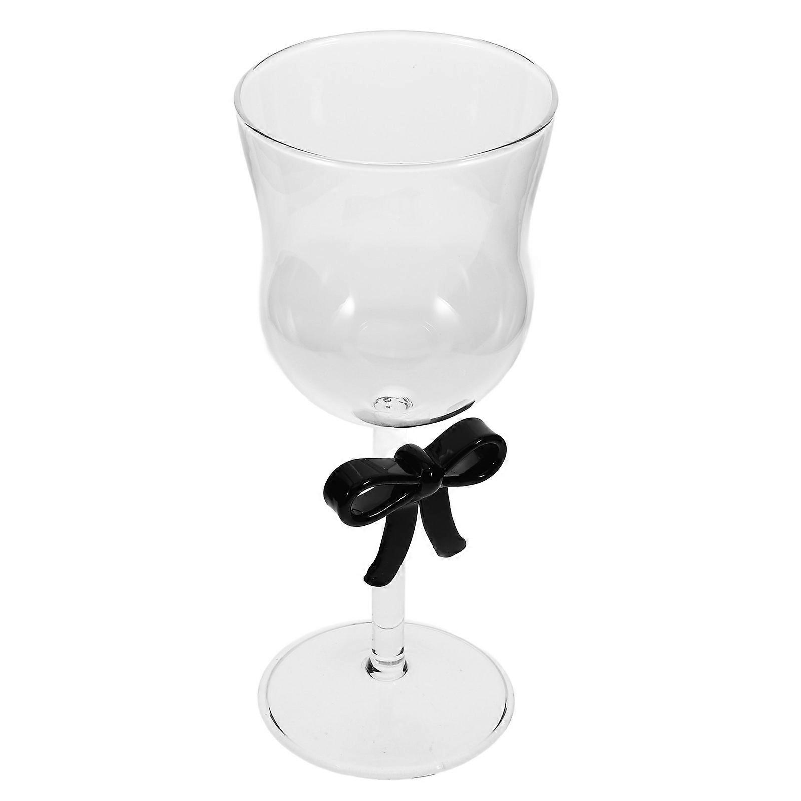 Cocktail Goblet Wing Goblet with Bowknot for Wedding Use 1 Piece