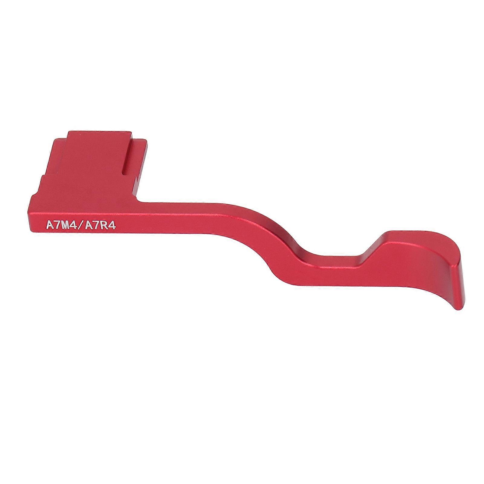 Hot Shoe Thumb Up Rest Hand Grip for A7M4 A7R4 A7R5 A7M5 Camera Aluminum Alloy Ergonomic Design Red