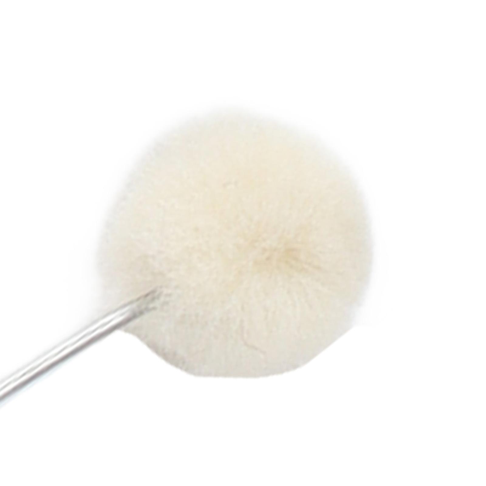 100pcs Wool Ball Brush HandMade DIY Durable Practical Leather Tools for Handicraft Dyeing