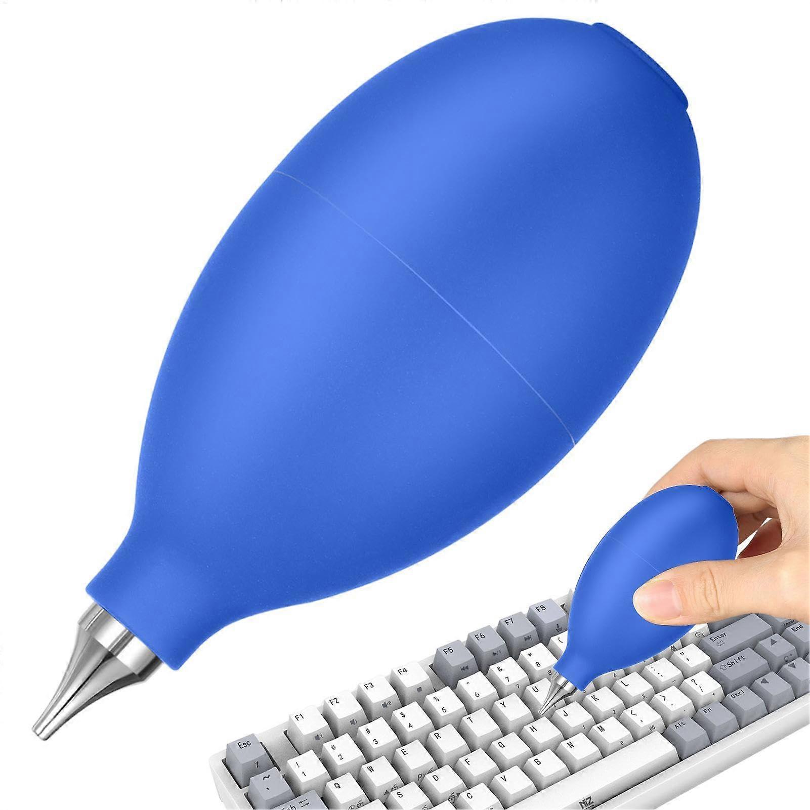 Rubber Air Dust Blower for Camera Electronic Device Cleaner Pump for Keyboards blue
