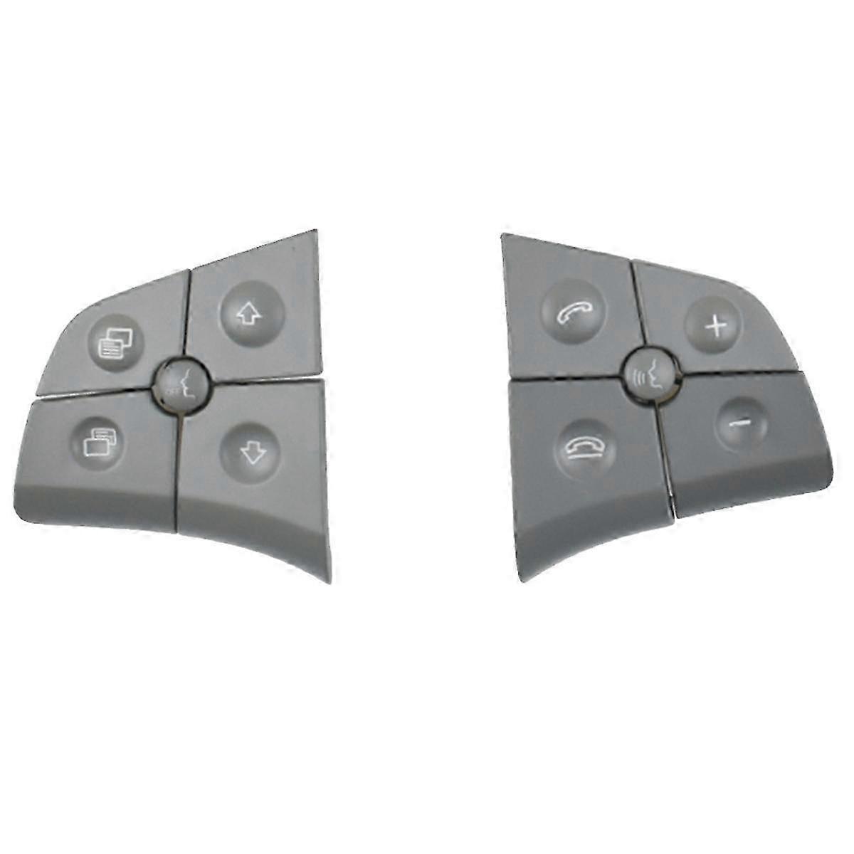 High Configuration Lenkrad Control Switch Button für kompatible Modelle W164 ML B/R-Klasse W251 W245 Grau