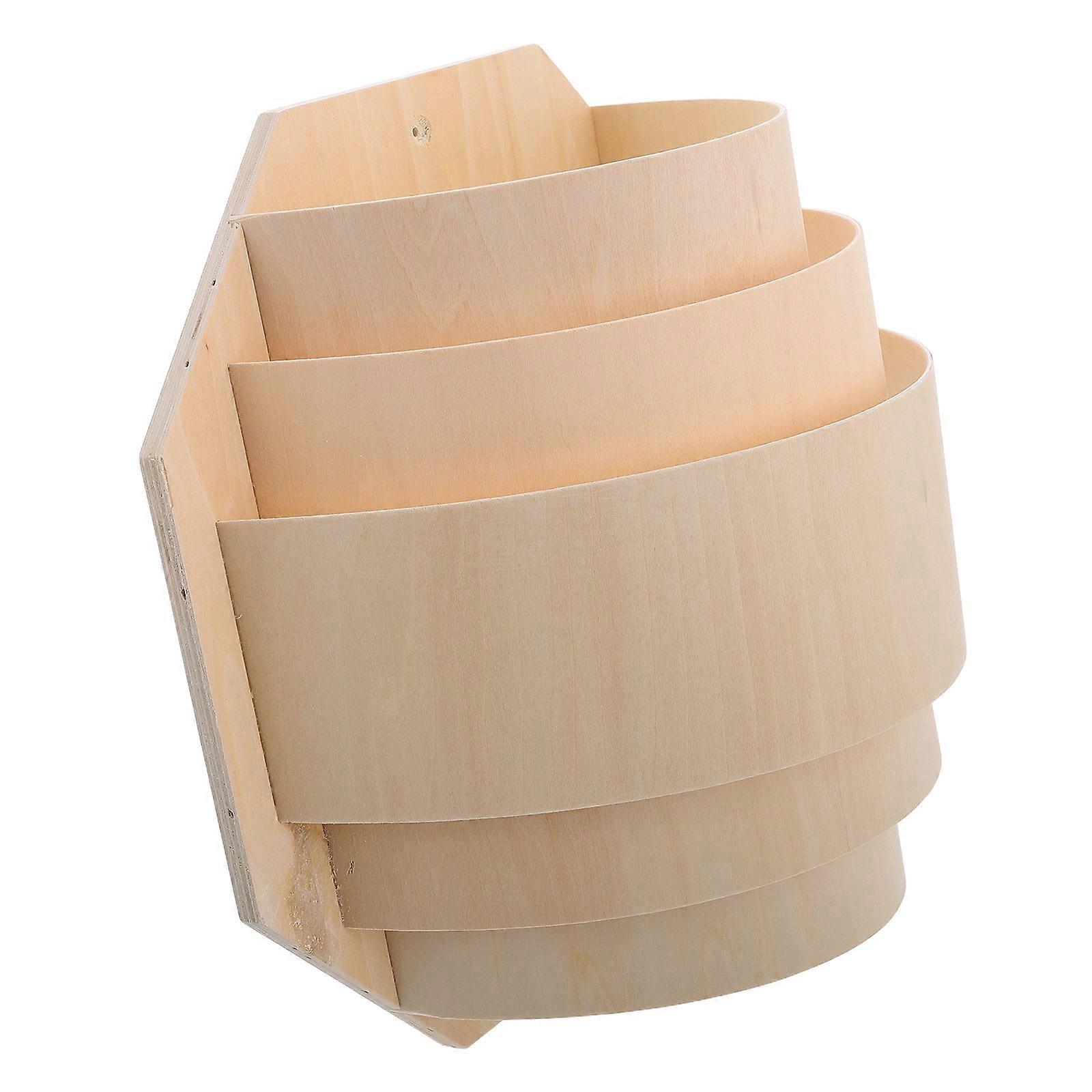 Wooden Lampshade For Sauna Room Light Suitable For Adults High Temperature Resistance Khaki Color Light Protection 1Pack