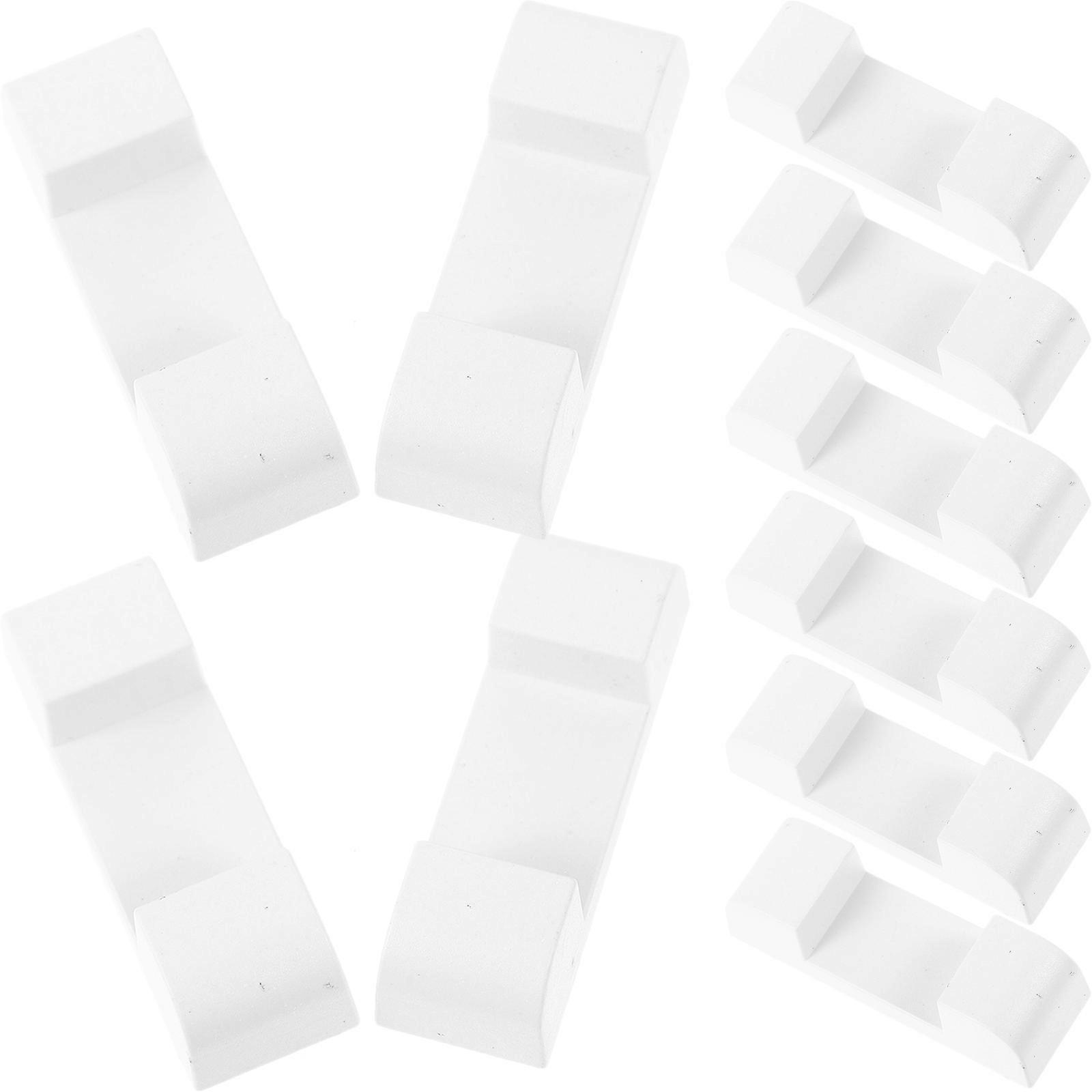 Display Holder Bases 10Pack White Floating Frames For Jewelry Display In Home And Shop Environment