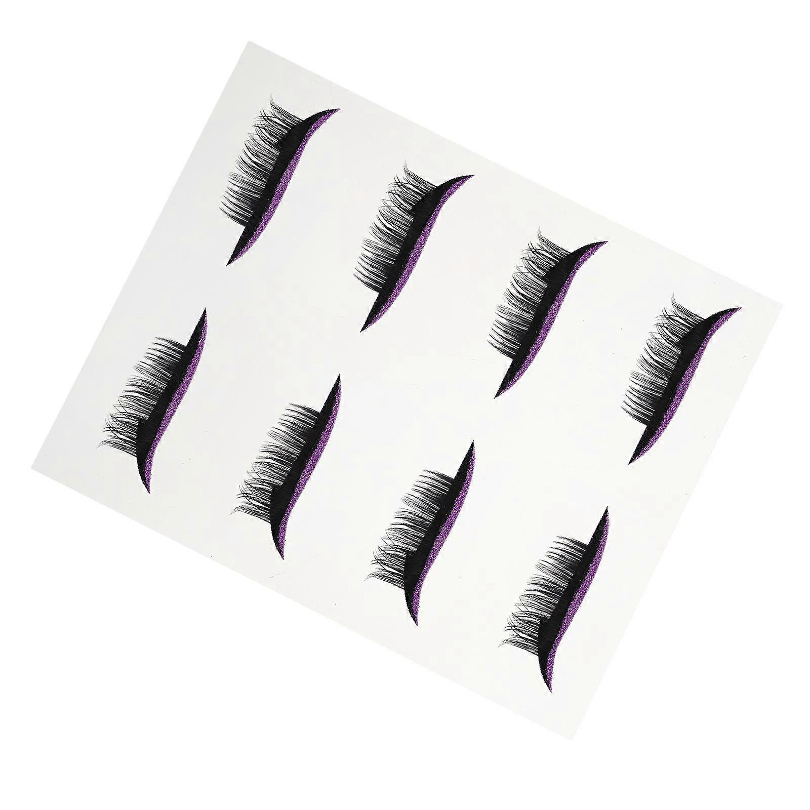 Eye Line Decal 4 Pairs Women Waterproof Adhesive Eyeliner Stickers Daily Makeup Ideal For Festivals