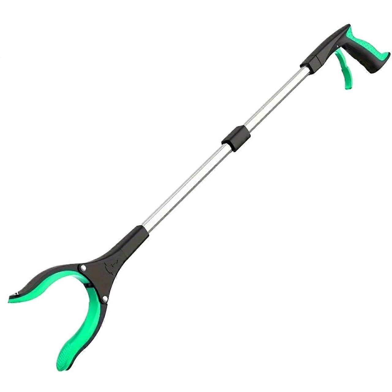 Grabber 2 Pieces Foldable Throwing Grabber Picker Extender Hand Tools (Green)
