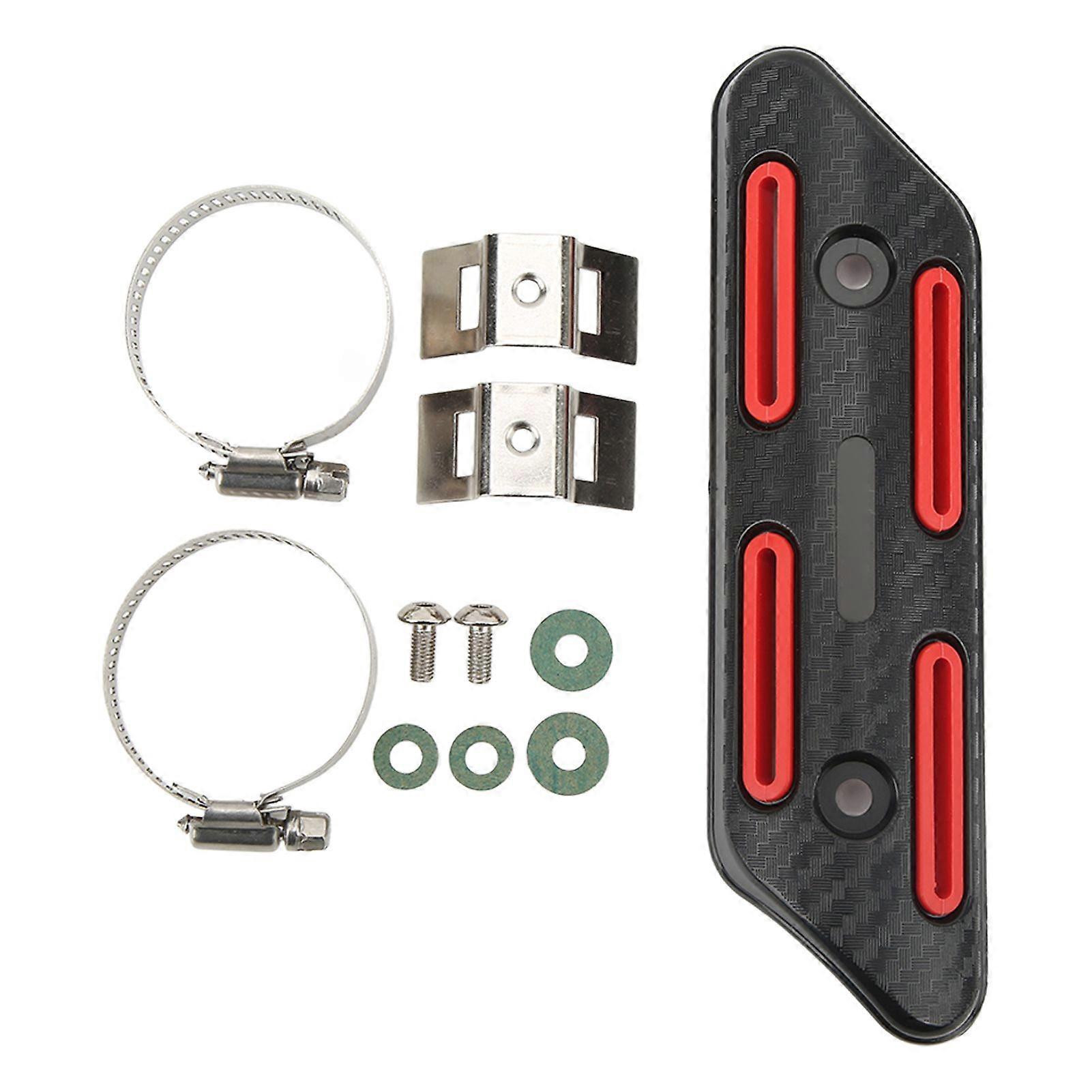 Universeller Hitzeschild für 27 bis 51 mm Auspuffrohr Motorräder ATVS Roller