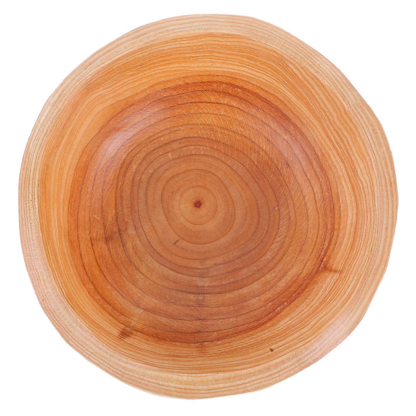 Wooden Tray for Display with Unique Irregular Design and Light Yellow Color for Home Use 7.5 x 5.2 inches