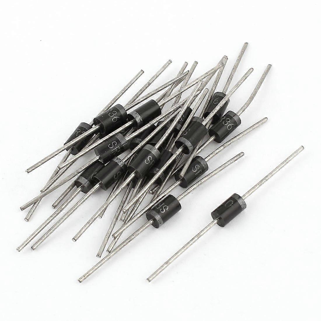 SR360 DO-27 Schottky Barrier Rectifier Diodes 60V 3A 20-Pack