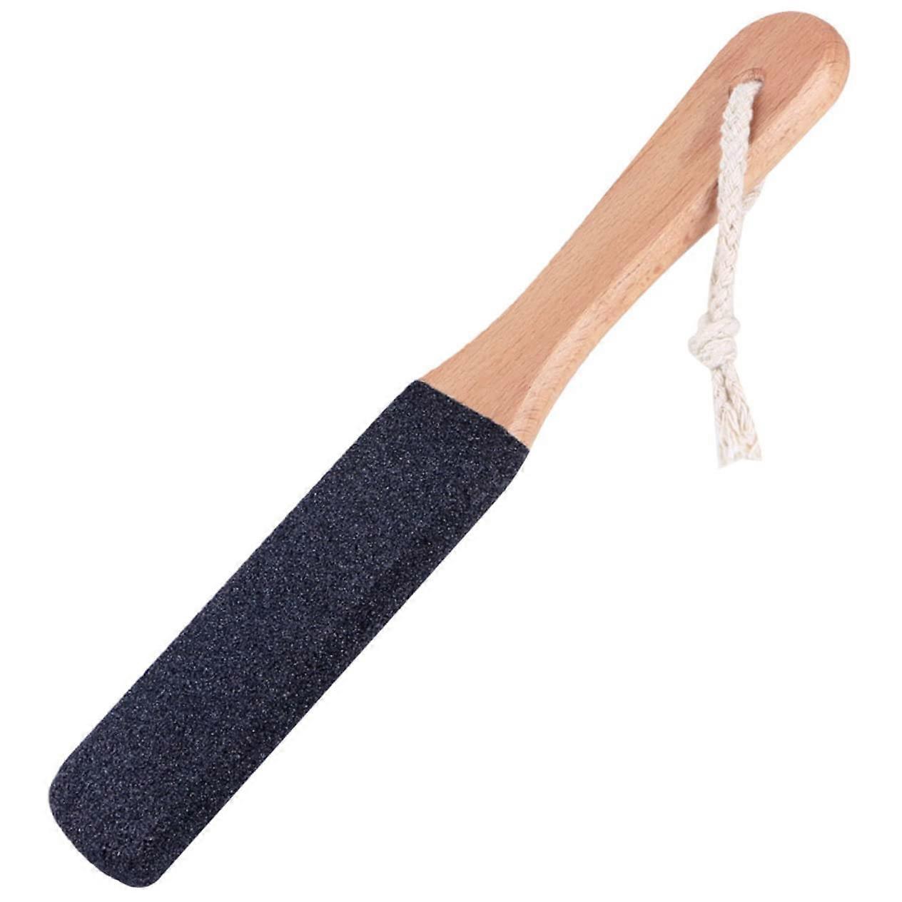 High-Quality Wooden Foot File Set of 2, Double-Sided, Ergonomic Design for Gentle Callus and Dry Skin Removal