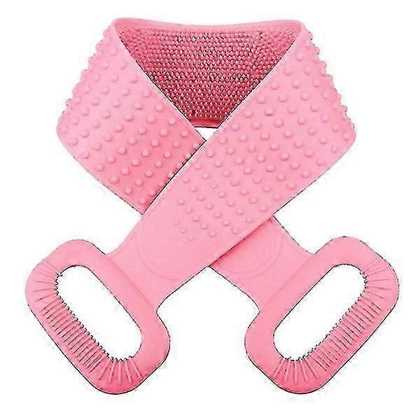 Shower Back Scrubber: Silicone Body Brush for Bath - Extra Long