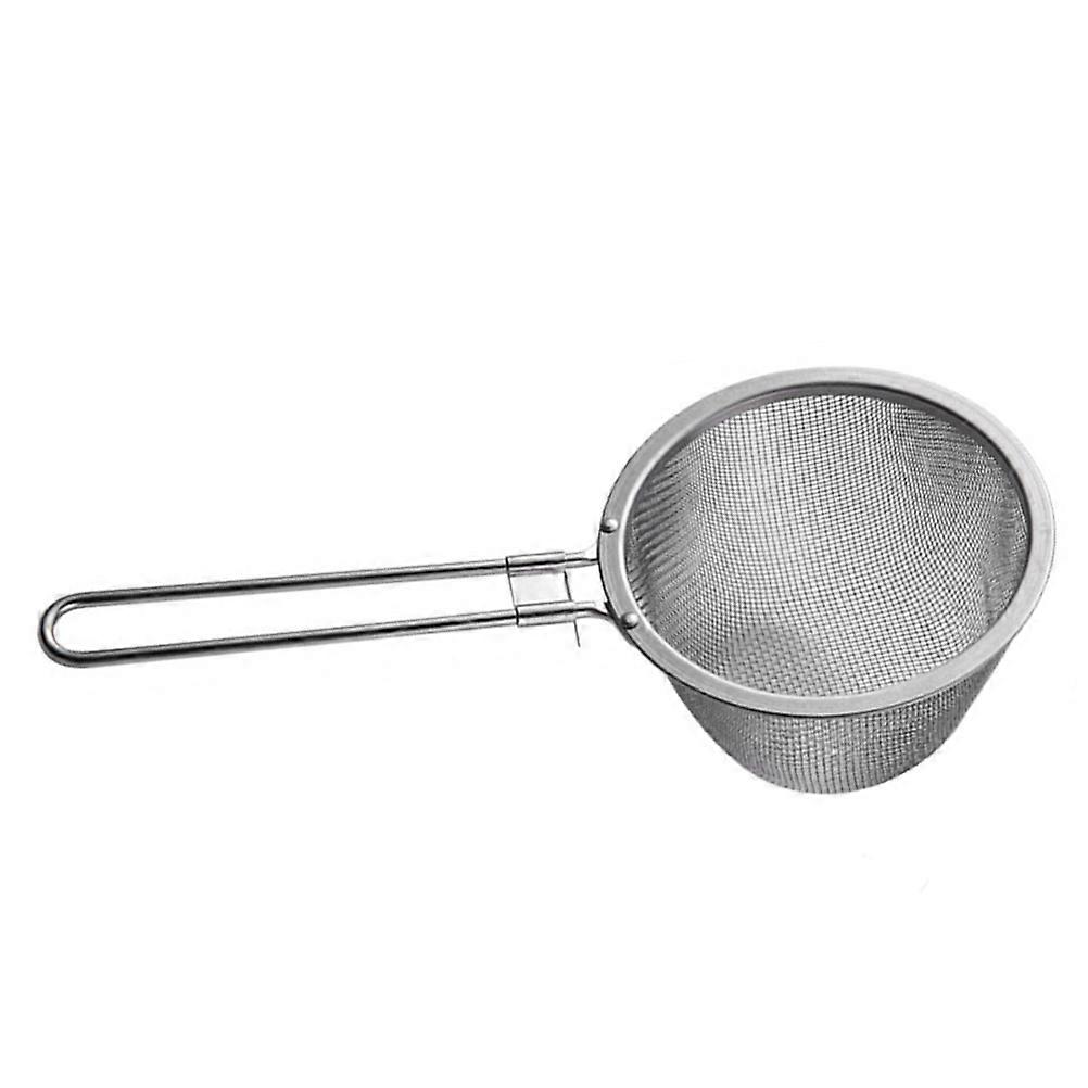 304 Stainless Steel Colander Strainer Ideal For Cooking With Round Shape In Stylish Silver 1Pcs For Food Preparation
