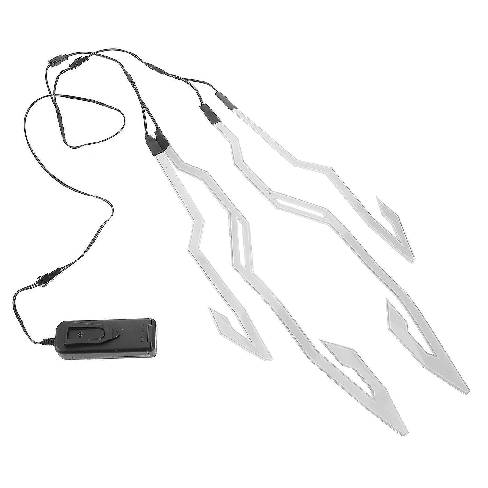 Motorcycle Light Set For Night Riding Enhances Visibility With Multi Colored LED Bulbs